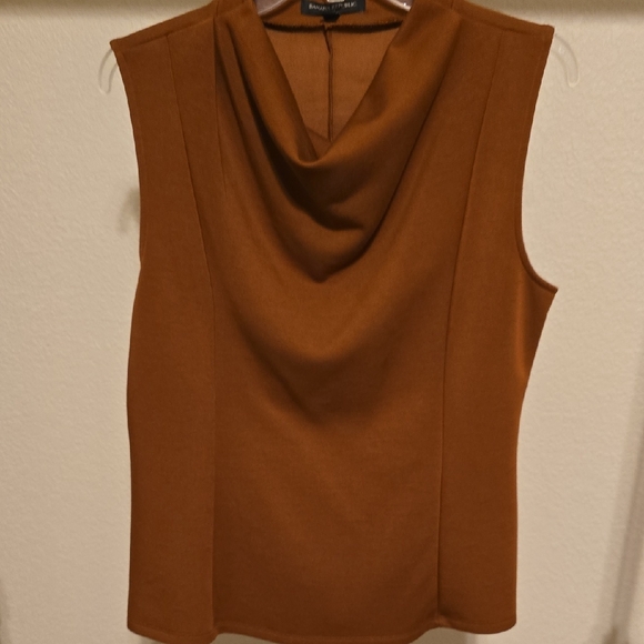 Banana Republic | Tops | Banana Republic Rust Color Cowl Neck Tank Top ...